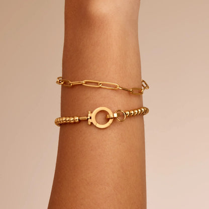 Essential Gold Beaded Bracelet