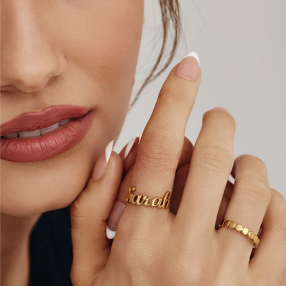 Custom Name Ring