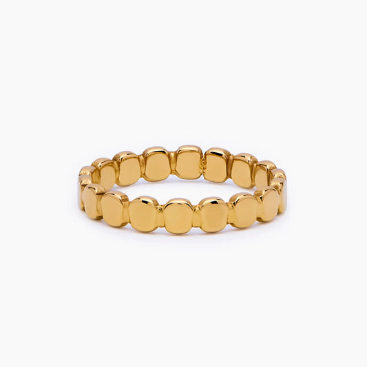 Golden Beaded Ring