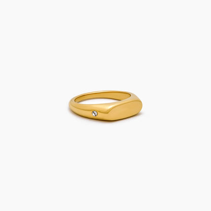 Twin Star Signet Ring