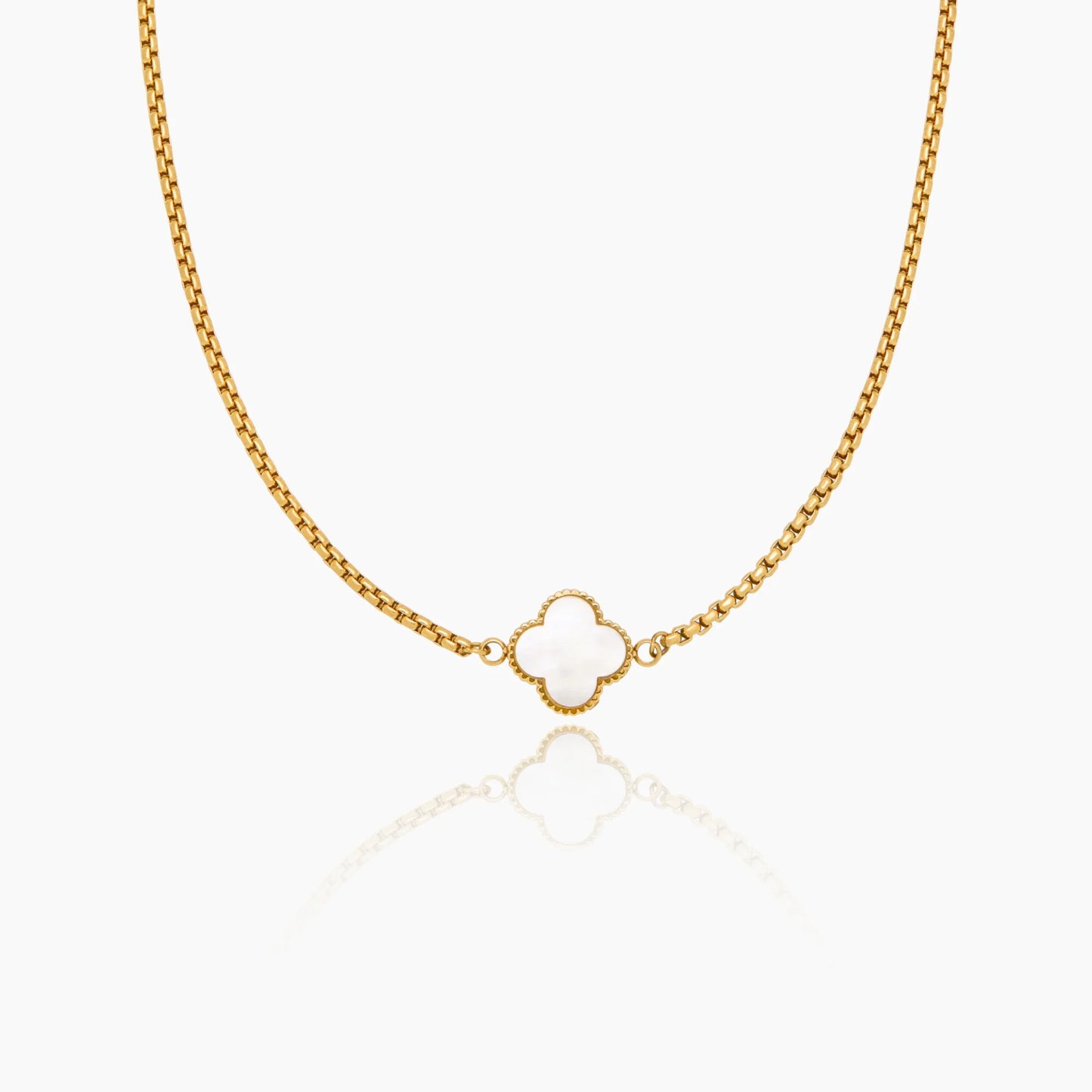 Pearl Clover Necklace