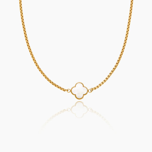 Pearl Clover Necklace