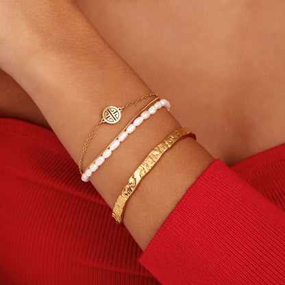 Essential Textured Cuff Bracelet