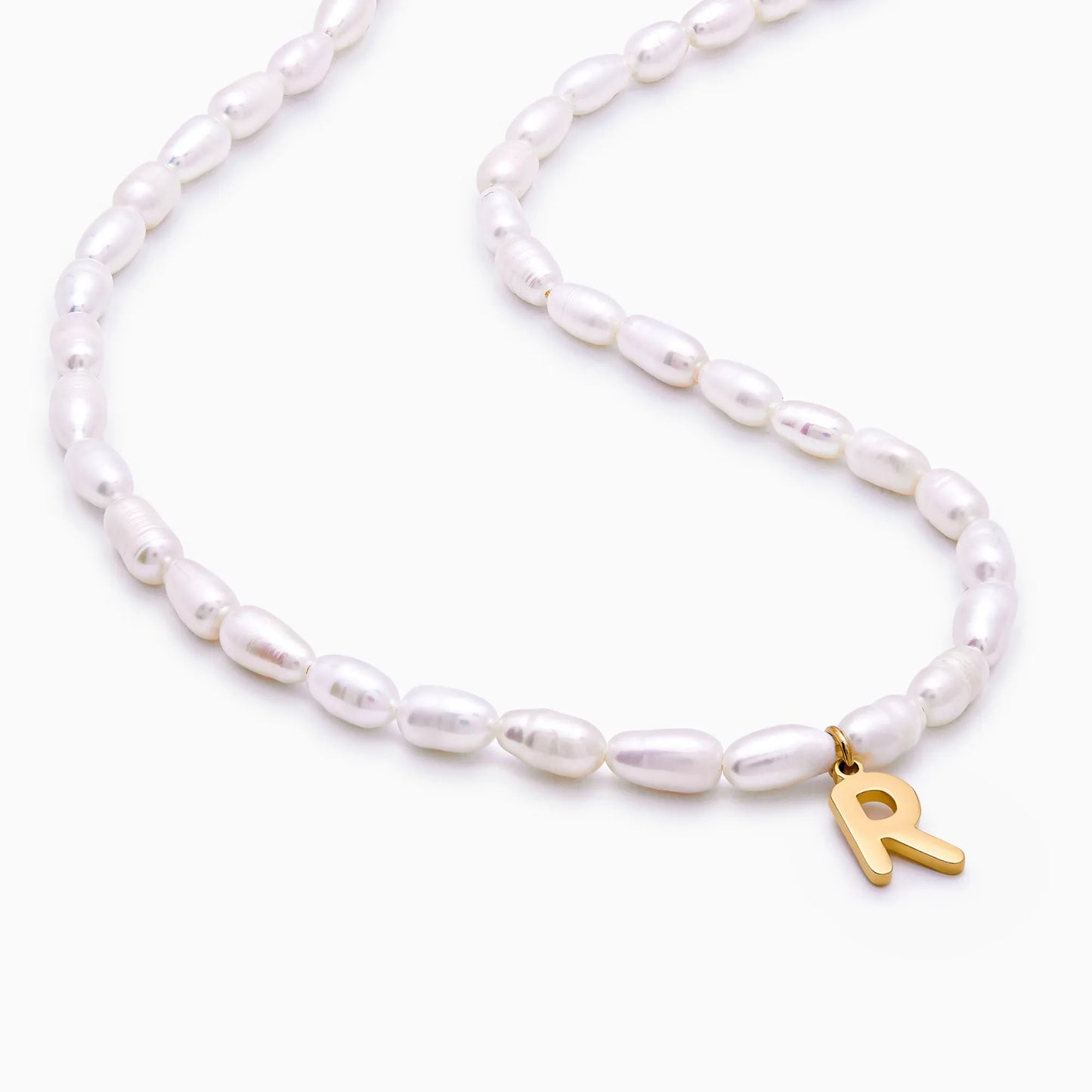[BUY 1 GET 2] Statement Initial Pearl Necklace